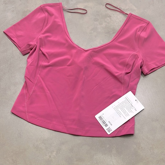 Lululemon 🍋 NWT Align T-shirt Pink Lychee - Picture 1 of 4